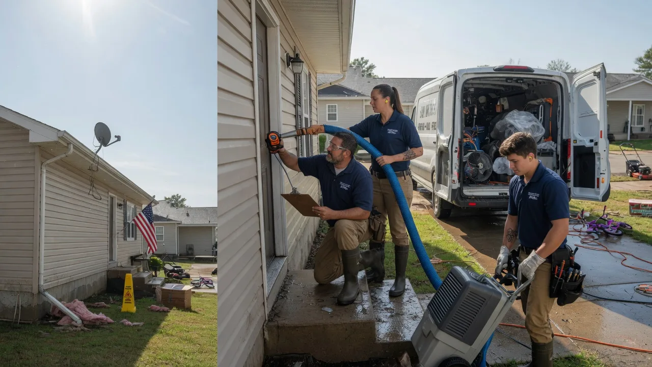 Ceiling Water Damage Restoration in Cannelburg, IN near me